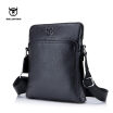 BULLCAPTAIN Nuevos Hombres De La Marca De Moda Bolso De Mensajero De Cuero Genuino Business Casual Maletín Crossbody Bolsa Bandolera Masculina