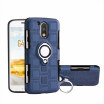 SHS Phone Case For Motorola Moto G4G4 PlusZ3 Play Luxury Armor Ring Bracket Silicon TPU Lattice texture Protection