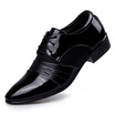 Men Dress Shoes Plus Size 38-47 Men Business Flat Shoes Black Brown Breathable Low Top Men Formal Office Shoes