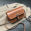 Womens Mini Bag Retro Crossbody Single Lock PU Shoulder Bags
