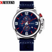 CURREN 8278 Sport Watch Top Brand Luxury Date Leather Band Chronograph Quartz Wrist Watches Relogio