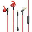 Rapoo VM150 In-Ear Gaming Headset E-sports Headphones Mobile Phone Headphones Detachable Microphone Remote Control Mobile Phone Call Headset Headset Red