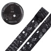 Kinbor hand book&paper tape 20mm7m hand book sticker decorative tape Black pink - plaster DTB64332
