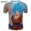 Multi-style Seven Dragon Ball Anime Print T-shirt Mens Fashion Short-sleeved Casual T-shirt Summer Cool Cotton T-shirt