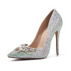 Luxurious metal buckles sexy buttons high heel shoes fashion night club women&39s shoes