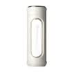Temei carved TOMIC glass cup plastic glass men&women business office cup portable resistant to fall tea cup TG82002 350ML white