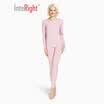 INTERIGHT Qiuyi Qiuku Womens round neck stretch thermal underwear set black XL