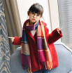 New fashion autumn&winter childrens plaid scarf cute wild warm family scarf