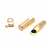 Fashion Jazz Soprano Sax Saxophone 5C Mouthpiece Metal with Mouthpiece Patches Pads Cushions Cap Buckle Gold Plating I56226201