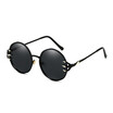 SHAUNA Punk Style Unique Wolf Claw Women Round Sunglasses Retro Men Red Gradient Glasses UV400