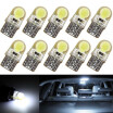 10pcs car width lamp silicone light bulb T10 w5w license plate light