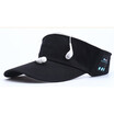 Bluetooth headset musical empty top lady sports baseball cap