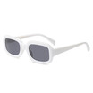 SHAUNA Fashion Women Square Sunglasses Vintage Men Metal Hinge Shades UV400