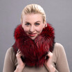 Winter Muffler Natural Silver Fox Fur Scarf Warm collar New Fashion fox Fur Grass Shawl Women Winter Fur Apron HW-10