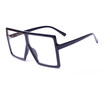 SHAUNA Oversize Flat Top Women Square Sunglasses Brand Designer Fashion Men Gradient Lens Shades