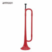 ammoon B Flat Bugle Cavalry Trumpet Environmentally Friendly Plastic with Mouthpiece for Band School Student