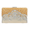 Fawziya Evening Clutch Purses For Women Pearl Wedding Purse