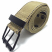 Men Fashion Double Pin Buckle Nylon Tactical Belt
