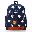 Kids School Bags Canvas Cute Star Pattern Travel Backpack Children Kindergarten Schoolbags With Coin Purse