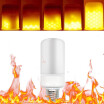 Tomshine LED Flame Flickering Effect Fire Light Bulb 3 Lighting Modes E27 Base SMD2835 Decorative Atmosphere Lamp for Party Holi