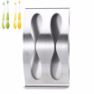 Stainless Steel Toothbrush Razor Holder 2 Holes Self-adhesive Bathroom Accessories