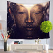 60 50 inches Buddha Printed Tapestry Soft Polyester Wall Hanging Art Tapestry Home Living Room Bedroom Decor