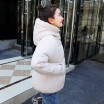 Womens Small Cotton Jacket Fashion Loose Thin Hooded Down Jacket Cotton Coat Winter 2018 New Arrival