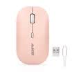 Black Jue AJAZZ I18 Wireless Mouse Cherry Blossom Rechargeable Wireless Mouse Silent Lithium Battery 24G Boys&Girls Computer Office Notebook Wireless