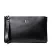 Alpine kangaroo LALPINA mens leather clutch bag business wallet phone bag brown