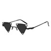 SHAUNA Vintage Punk Styles Women Triangle Sunglasses Fashion Men Hollow Out Red Lens Shades UV400