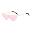 SHAUNA Fashion Candy Color Women Sunglasses CatEye retro Ladies Shades Red Tinted Lens UV400
