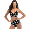 Polka dots swimwear sexy bikini