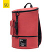 90FUN Chic Casual Backpack Medium 13" Laptop Bag BeigeRedBlack