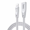 HOCO Original Zinc Alloy Jelly Knitted Charging Cable for Apple Lightning to USB Metal Charger Sync Data for iPhone iPad iPod
