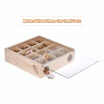 Natural Wood Maze Tunnel Pet Chewing Toy Small Animal Playground with Glass Cover for Hamster Rat Mouse Chinchilla Gerbil