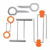 12 unids set Herramientas Profesionales para Coches Auto Vehículo Dash Trim Tool Puerta del coche Clip Panel Audio Desmontar Eliminar Instalar Pry Set Repa