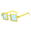 SHAUNA Fashion Candy Color Women Small Square Sunglasses Metal Hinge UV400