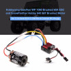 Hobbywing QuicRun WP 1060 Brushed 60A ESC 2-3S 6V3A BEC&SnowPanther Hobby 540 55T Brushed Motor for 110 Axial SCX10 D90 Rock