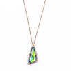 Aiyaya Vintage Classic Triangle Studded Clear High Quality Crystal Pendant Necklace Chain For Womens