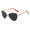 SHAUNA Comfortable Spring Hinge Metal Frame Women Cat Eye Sunglasses INS Fashion Men Clear Red Lens Sunglasses UV400