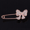 X003 Jewelry Accessories Gold Silver Flowers Cheap Wedding Brooch Christmas pins Flower Lapel Pins1901