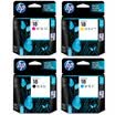 HP C4936A-C4939A 18th Black Ink Cartridge Set for HP Officejet L7380 L7580 L7590 ProK5300 K5400dn K8600