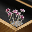 20Pcs Fashion Crystal Pearl Wedding Hair Pins Flower Bridal Hairpins Bridesmaid Hair Clips Hair Accessories For Women Barrettes