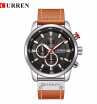 CURREN 8291 Luxury Brand Men Analog Digital Leather Sports Watches Mens Army Military Watch Man Quartz Clock Relogio Masculino