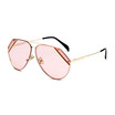 SHAUNA Fashion Double Colors Lens Women Pilot Sunglasses Popular Men Clear Green Lens Goggle Glasses UV400