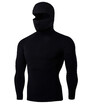 New Winter Mens Ninja Suit Kung Fu Shirt Long Sleeved T-shirt Evil Mask T-shirt