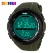 SKMEI Men Climbing Sport Digital Wrist Watch Large Dial Military Alarm Clock Shock Resistant Waterproof Watch 1025