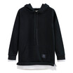 Hoodie fake two-piece sweater female Korean version of the chic Harajuku loose long paragraph pullover shirt