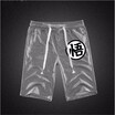 Summer Funny Print Shorts Men Cotton Dragon Ball Goku Black Hot Pockets Waistband Mens Shorts Knee Fashion Sweatpants Casual