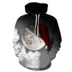 QYDM0151Mens Hoodie 3D Printed Women Pullover Sweater